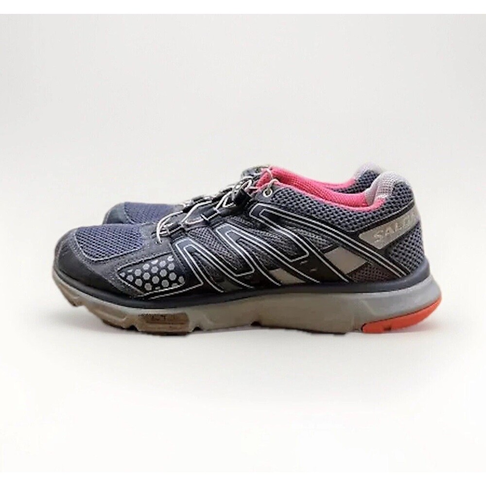 Salomon XR Mission 1 Womens Size 8.5 Gray Black Pink Trail Running Pre-Owned